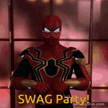 Spiderman Swag GIF - Spiderman Swag Iron Spider GIFs