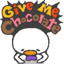 Chocolate Please GIF - Chocolate Please GIFs