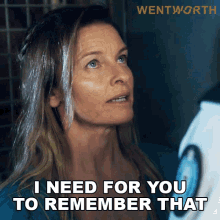 I Need For You To Remember That Karen Proctor GIF - I Need For You To Remember That Karen Proctor Wentworth GIFs