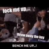 Lock Lock Me Up GIF - Lock Lock Me Up Throw Away The Key GIFs