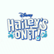 a disney logo for hailey 's on it is shown on a white background
