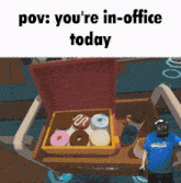 Office In-office GIF - Office In-office Donuts GIFs