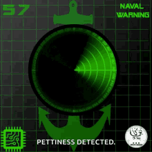 naval naval warning 57 radar creative