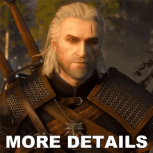 More Details Geralt Of Rivia GIF - More Details Geralt Of Rivia The Witcher GIFs