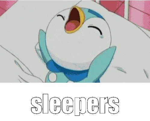 Piplup Sleepers Sticker - Piplup Sleepers Bed Stickers