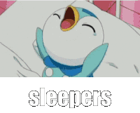 Piplup Sleepers Sticker