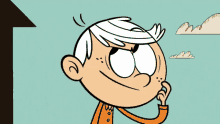 loud house thinking hmm puzzled thoughts