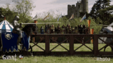 Medieval Jousting Times Knights GIF - Medieval Jousting Times Knights Fell Down GIFs