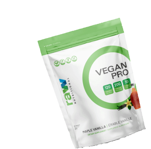 Vegan Pro Raw Nutritional Sticker - Vegan Pro Raw Nutritional Vegan Protein Powder Stickers