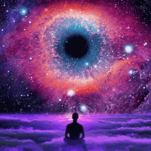 Universe Meditate GIF - Universe Meditate Breathe GIFs