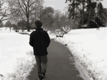 sad person walking away