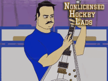 nhl nonlicensed hockey lads hockey hockey cartoon auston matthews