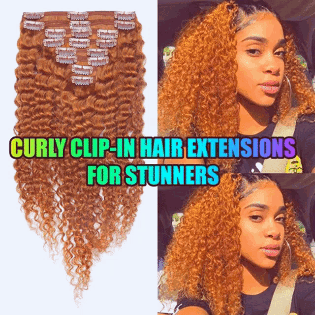 Curly Clip-In Hair Extensions – Bebonia