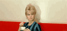 Brigitte Bardot GIF - Bardot Stirring Coffee GIFs