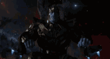 Thanos Smiling - Guardians Of The Galaxy GIF - Uardians Of The Galaxy Thanos Science Fiction GIFs