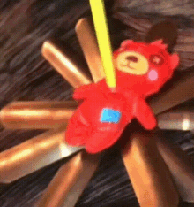 Spring Lock Pencil GIF - Spring Lock Pencil Teddy Bear GIFs