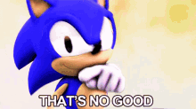 Sonic Thats No Good GIF - Sonic Thats No Good Cartoon GIFs