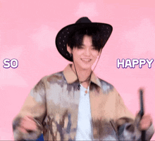 Yeonjun Happy Yeonjun Cowboy GIF - Yeonjun Happy Yeonjun Cowboy Txt Happy GIFs