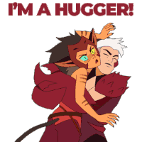 Im A Hugger Hugger Sticker - Im A Hugger Hugger Let Me Go Stickers