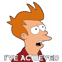 I'Ve Achieved Nothing Fry Sticker - I'Ve Achieved Nothing Fry Billy West Stickers