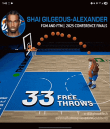 a screenshot of a basketball game with the number 33 on it