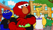 Sesame Street Elmo GIF - Sesame Street Elmo Gangsta GIFs