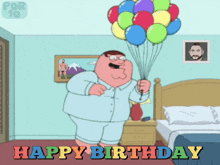 Happy Birthday Peter Griffin GIF - Happy Birthday Peter Griffin Balloons GIFs
