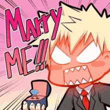 Marry Me Anime GIF - Marry Me Anime My Hero Academia GIFs