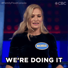 Were Doing It Family Feud Canada GIF - Were Doing It Family Feud Canada Lets Go GIFs