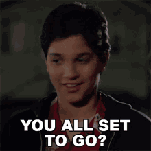You All Set To Go Daniel Larusso GIF - You All Set To Go Daniel Larusso Ralph Macchio GIFs
