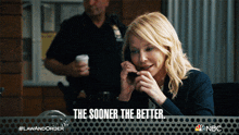 The Sooner The Better Detective Amanda Rollins GIF - The Sooner The Better Detective Amanda Rollins Law & Order GIFs
