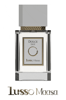 a bottle of dolce lily perfume from lusso maasa