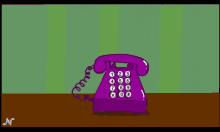 Off The Hook Purple Phone GIF
