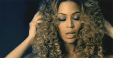 beyonce hair fluffing flawless beautiful