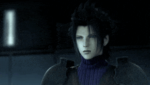 a character in a video game says huh in a dark room