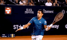 Thiago Monteiro Tennis Ball GIF