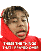 These The Things That I Prayed Over Ybn Cordae Sticker - These The Things That I Prayed Over Ybn Cordae Cordae Stickers