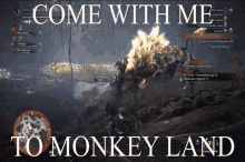 Come With Me To Monkey Land Monkey GIF - Come With Me To Monkey Land Monkey Monke GIFs