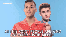 People Are Kind Of Over Justin Bieber Celebrity GIF - People Are Kind Of Over Justin Bieber Celebrity Opinion GIFs