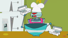 Johnny Test Robot GIF - Johnny Test Robot Cooking GIFs