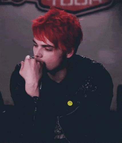 Gerard Way With Red Hair GIFs | Tenor