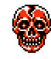 Sticker Skull Sticker - Sticker Skull Pixel Art Stickers