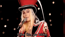 Follow This, You Bitches - Cher GIF - Cher Top Hat Follow This You Bitches GIFs