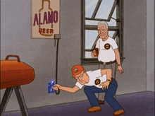 Dale Gribble Alamo Beer GIF - Dale Gribble Alamo Beer King Of The Hill GIFs