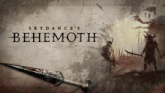 a poster for skydance 's behemoth shows a sword and warriors