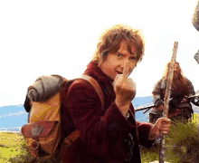 Bye GIF - The Hobbit Bilbo Fuck Off GIFs
