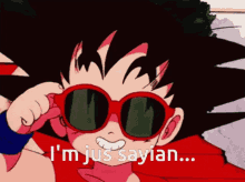 Goku Glasses GIF - Goku Glasses Sunglasses GIFs