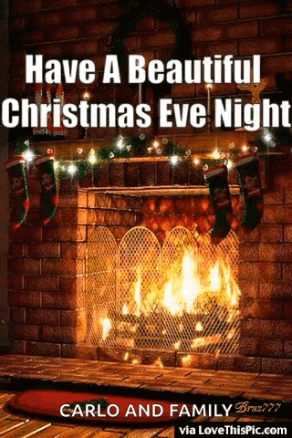Christmas Eve GIF - Christmas Eve Fireplace - Discover & Share GIFs