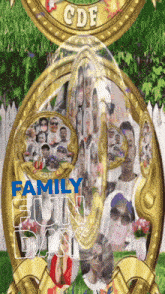 a poster for family fun day shows a collage of pictures
