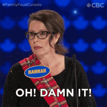 Oh Damn It Family Feud Canada GIF - Oh Damn It Family Feud Canada Gosh Darn It GIFs
